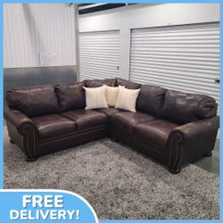 Leather Sectional Couch Sofa 💥 Free Delivery 💥
