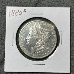 1880 S Morgan Silver Dollar Gem BU