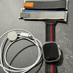 Apple Watch ULTRA- 49 mm, GPS With Charger Cable And 3 Bands