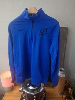 Nike Dri-Fit Quarter Zip Mock Turtleneck Monogrammed Pullover 