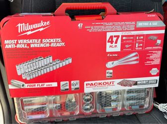 Milwaukee brand socket set