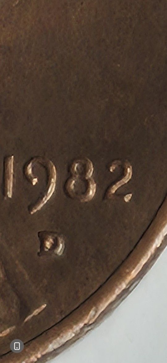 1982 D DD Small Date Lincoln Penny: