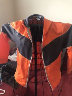 Boys orange starter jacket