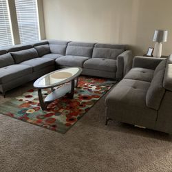 Sofa set,love seat ,table ,rug,