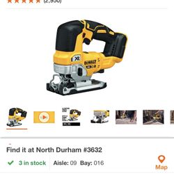 DEWALT 20-Volt MAX XR Cordless Brushless Jigsaw (Tool-Only)