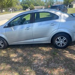 2015 Chevy Sonic (silver)