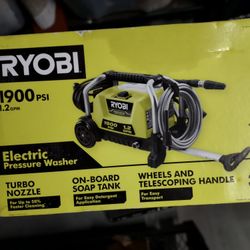 RYOBI 1900 PSI 1.2 GPM Electric Pressure Washer. 