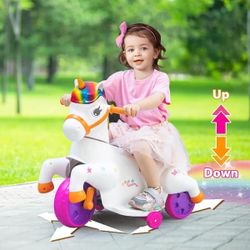 Kids Ride-on 6VOLT kids unicorn car battery powered girls gift , NEW 