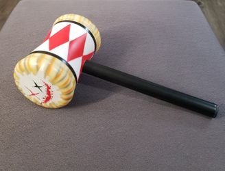Harley Quinn Mallet DC Comics Plastic Costume Accessory! Great For Halloween Or Cosplay!