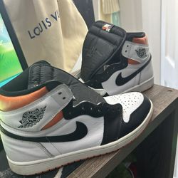 electro orange high jordan 1
