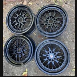 4 - 18x8.5 5x114.3 5x4.5 5x100 5x3.94 Wrx Crosstrek Infiniti G35 G37 Q50 Q60 350z Altima Civic Kia Accord Camry Wheels Rims !!!!!!!!!