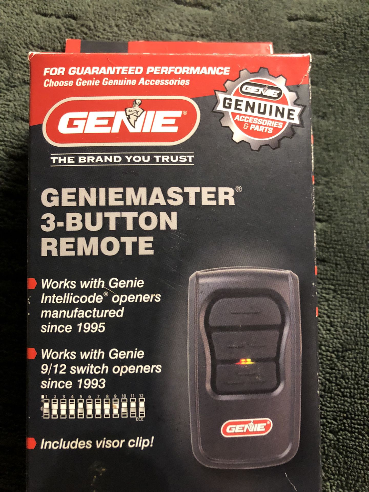 Garage Door Remote ;Geniemaster 