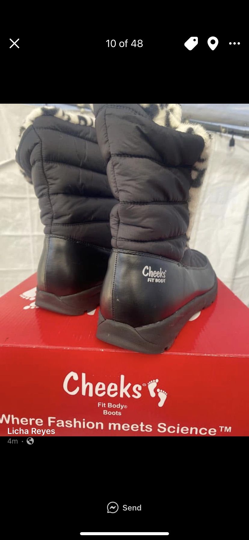 Women Snow Boots Size 1 2