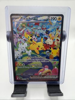 Pikachu ex 149/128 30th Anniversary Special Illustration Rare (SIR) In Hand MINT