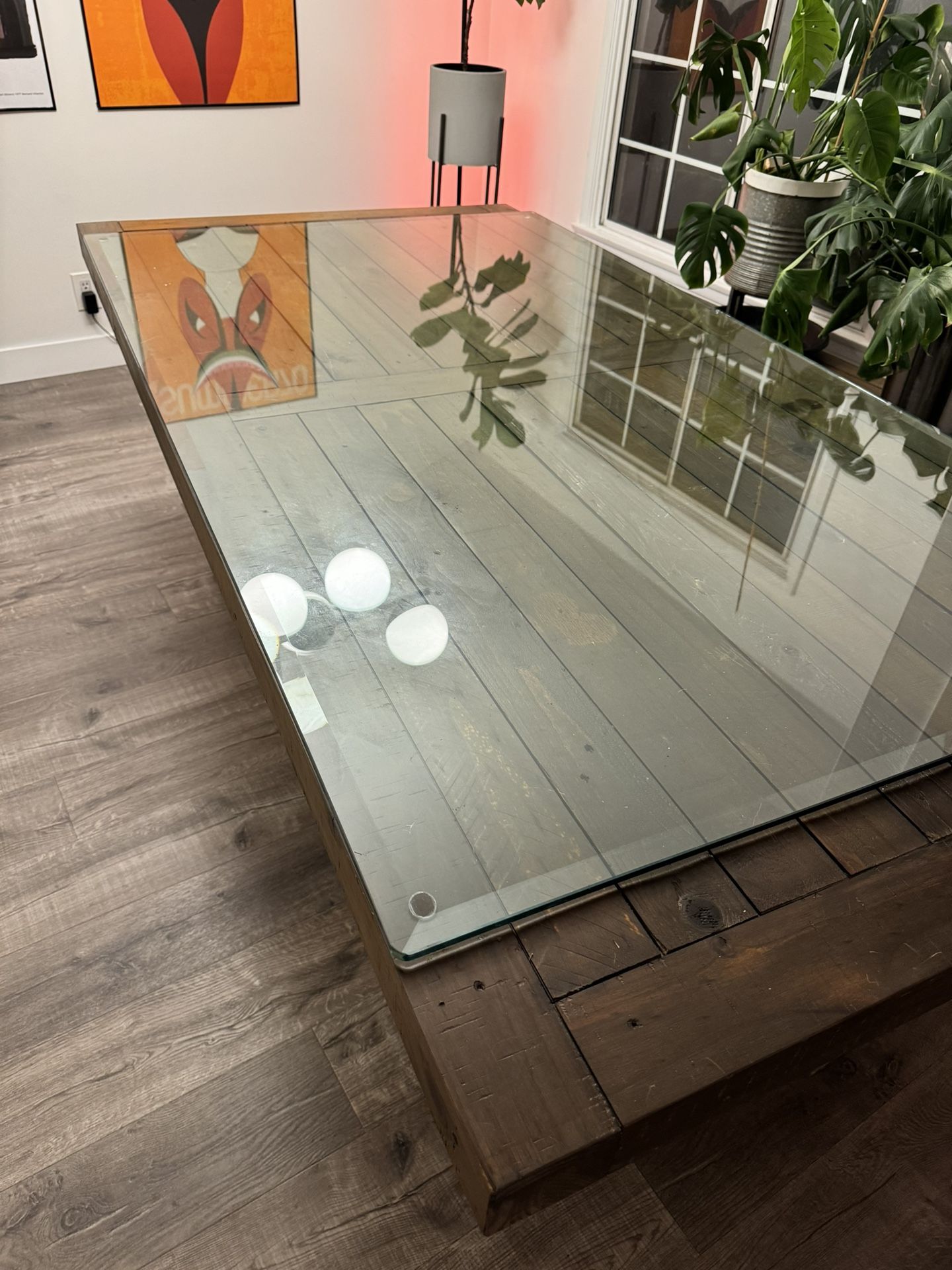 Glass table top (glass only) 72x42