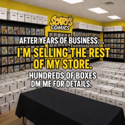 Hundreds Of Comic Book Boxes Everything Must Go