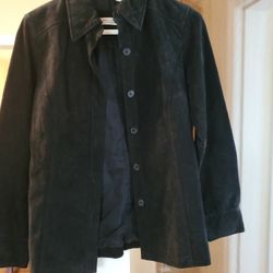 Black Suede Shirt/jacket 