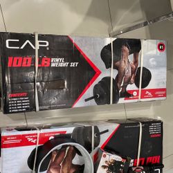 100 Lb Barbell Weight Set
