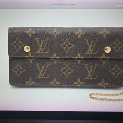 Lotus Vitton Long Wallet