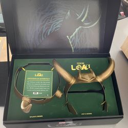 Marvel Loki Horned Helmet Set Gamestop Limited LE 6000