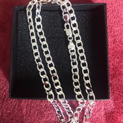 24” Sterling Silver Necklace 