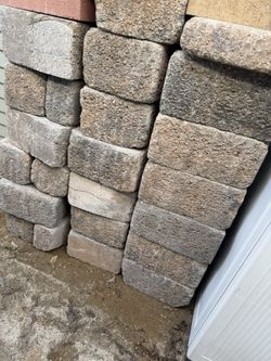 Paver Wall Blocks Concrete Desert Coffee Color Angelus Stone Wall Blocks Bricks