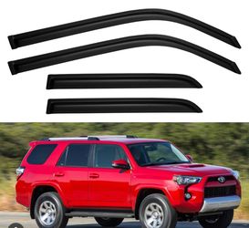 Window visors for 4 runner