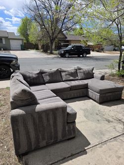 Gray 3pc Sectional - FREE DELIVERY