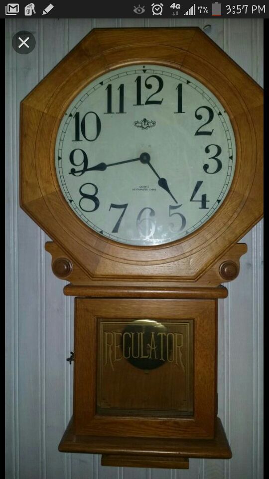 Westminister wall Clock, with Chime and sounds