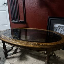 Antique Wood Coffee Table 