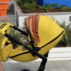Mima Yellow Limited Edition Stroller 