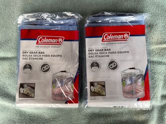 2 Coleman Medium Dry Gear Bags