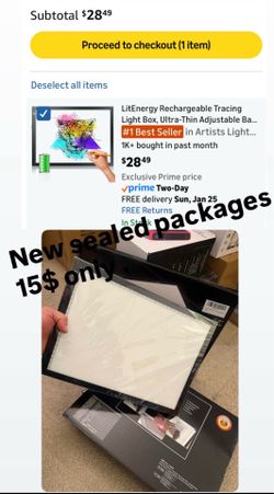 Rechargeable Tracing Light Box, Ultra-Thin Adjustable Battery Powered Artcraft LED Tracer Light Pad Tablet for Drawing, Sketching, Animation, Stencili