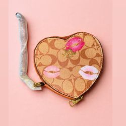 Heart shape Coin/wallet. Medium Size