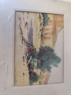 ORIGINAL W BARTKO WATER COLOR PAINTINGS DESERT SCAPES AND SIGNED 300 EACH