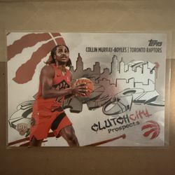 2025-26 Topps - Collin Murray-Boyles #CC-9 Clutch City Prospects - Raptors RC