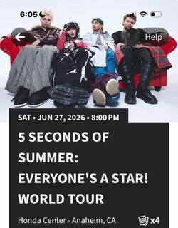 5sos tickets Anaheim
