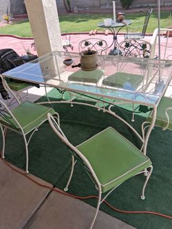 Porch table set