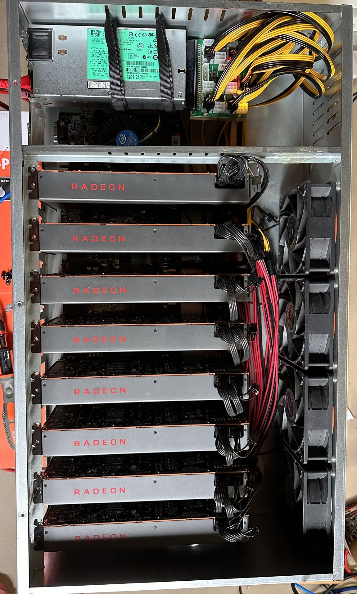Crypto Mining Rig - 8x5700 Rvn Etc Flux Neoxa Nexa