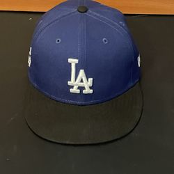 Los Angeles Dodgers Black Bill Baseball Cap