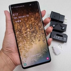Samsung Galaxy S10+ Plus, Factory Unlocked,  Excellent Condition.  Like New 