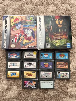 Nintendo gameboy advance games 20 each