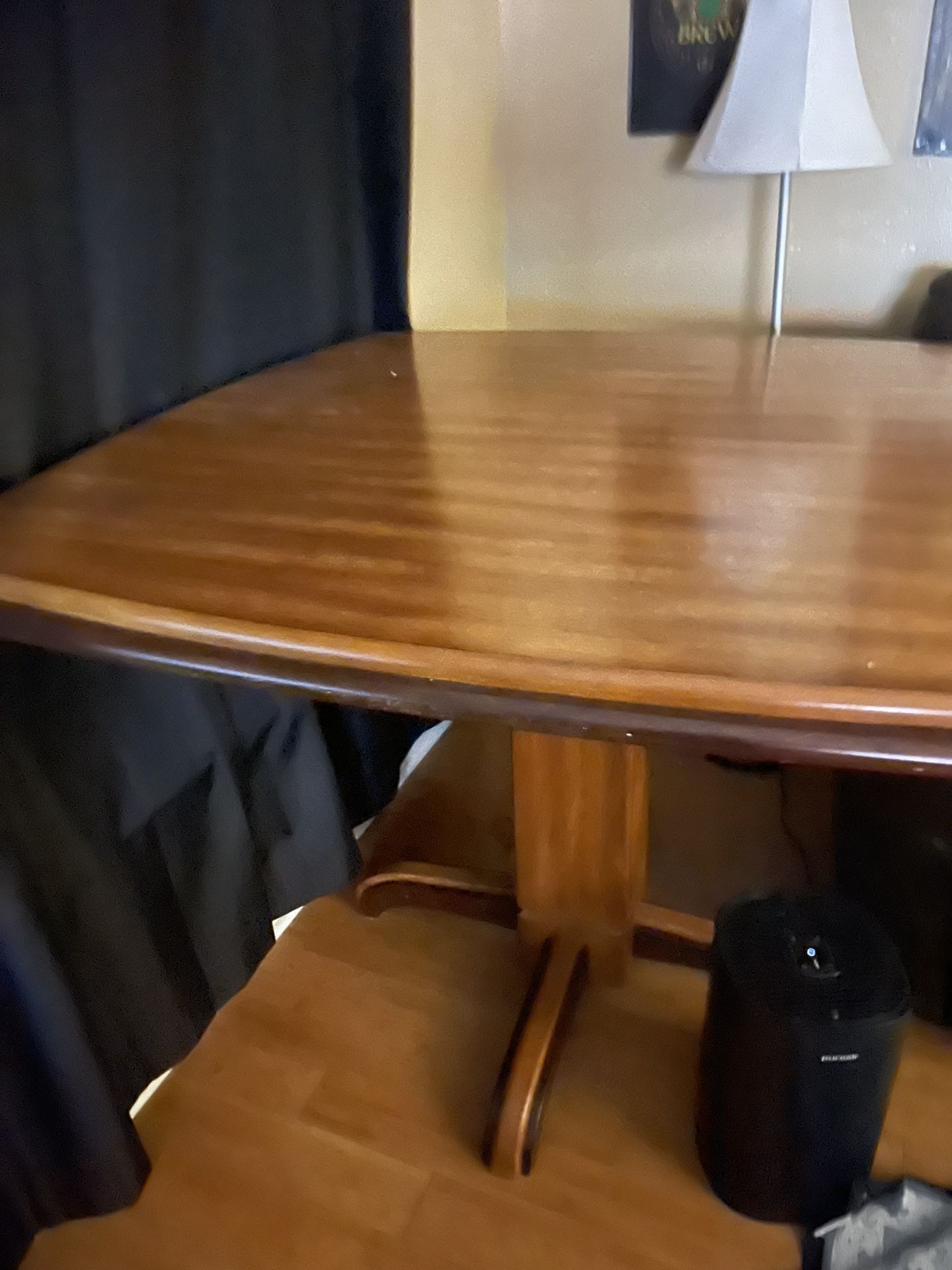 Table And Padded Bar Stools- Bar Height 