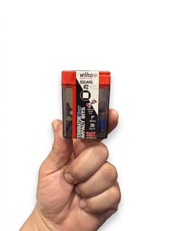 Wiha TerminatorBlue Impact Bits - Square #2 (20-Piece Pack)