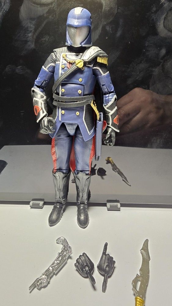 Gi joe G.I. Joe Classified Series 6 Inch Cobra Commander Kids Toy Man Cave retro Collectible Figure