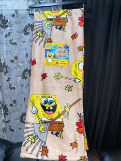 Viral Fall SpongeBob Blanket