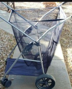 Wonder wheeler gear chairs hauler basket cart on wheels