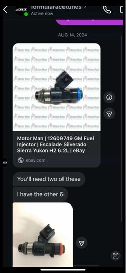 Camaro injectors