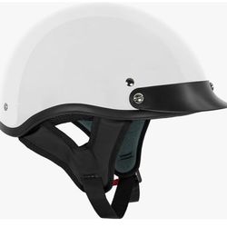 Cruiser Solid Half Face Motorcycle Helmet