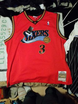 Brand New HWC Mitchell And Ness Allen Iverson Jersey Size XXL 